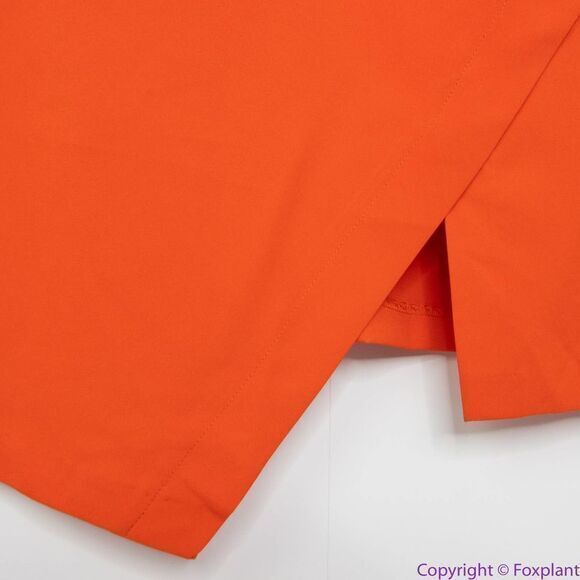 NEW Eloquii Orange Shift Sleeveless sheath Dress with‎ Asymmetric Wrap, 26 - Picture 9 of 16
